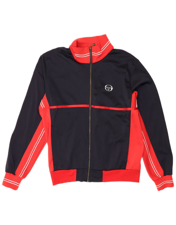 Sergio Tacchini Veste de survêtement pour homme 2XL Bleu marine Colourblock