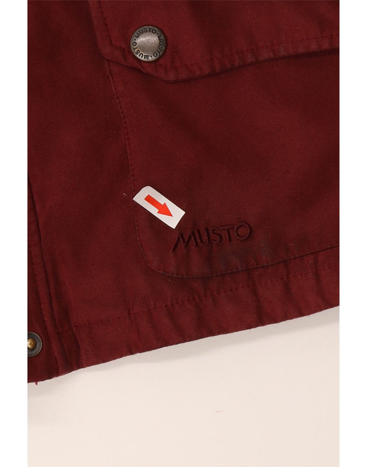 Musto Veste utilitaire pour femme UK 16 Large Bordeaux Polyester