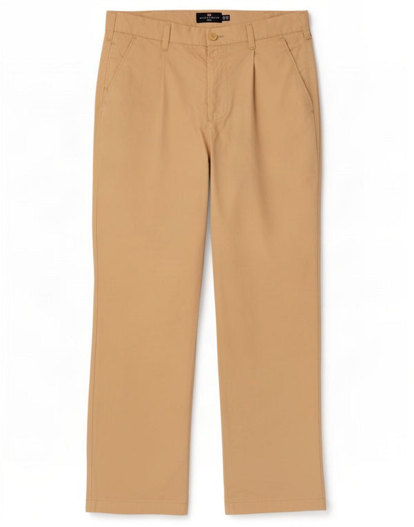 Marks & Spencer Pantalon chino bleu Harbour pour homme W34 L31 Beige