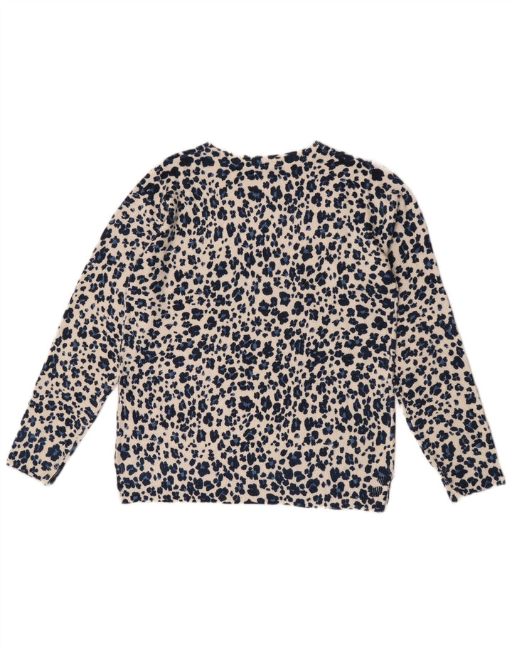 Marks & Spencer Pull à col rond pour femme UK 12 Bleu moyen