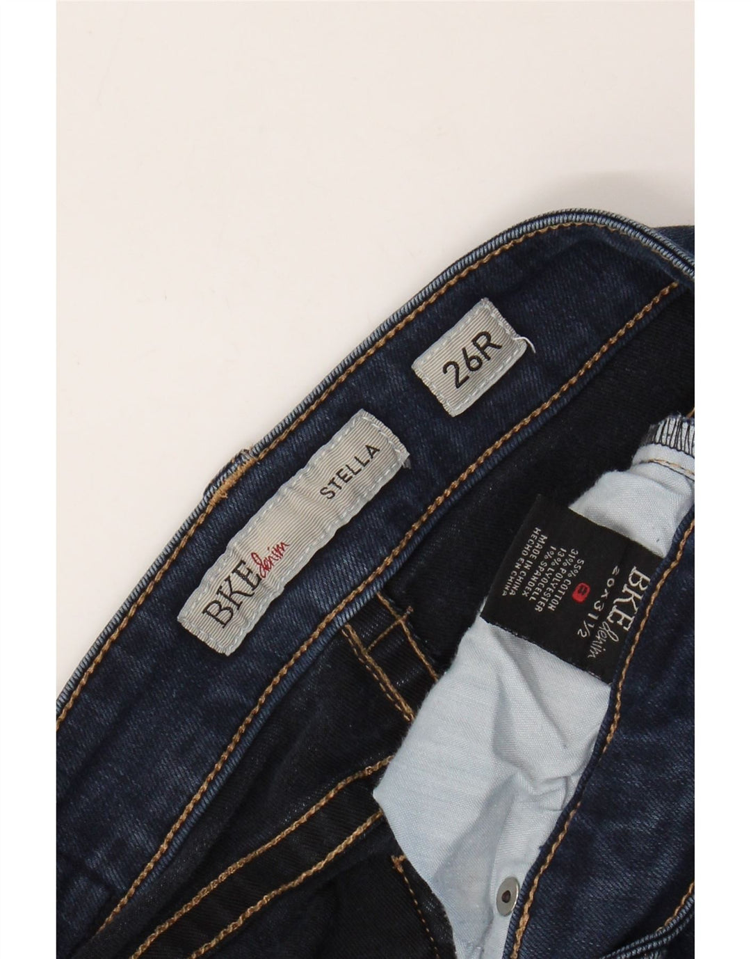 BKE Femme Stella Jean Skinny W26 L31 Bleu Coton