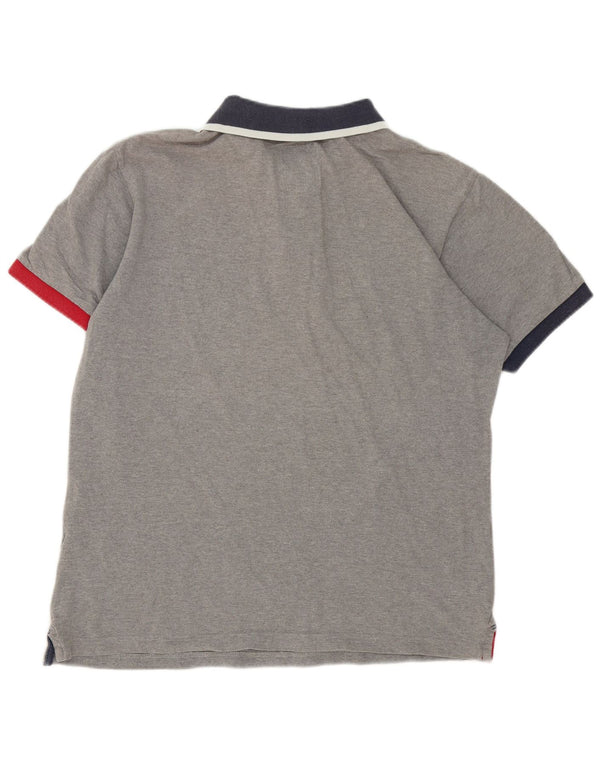 North Sails Polo Rugby Graphique Homme XL Gris Coton