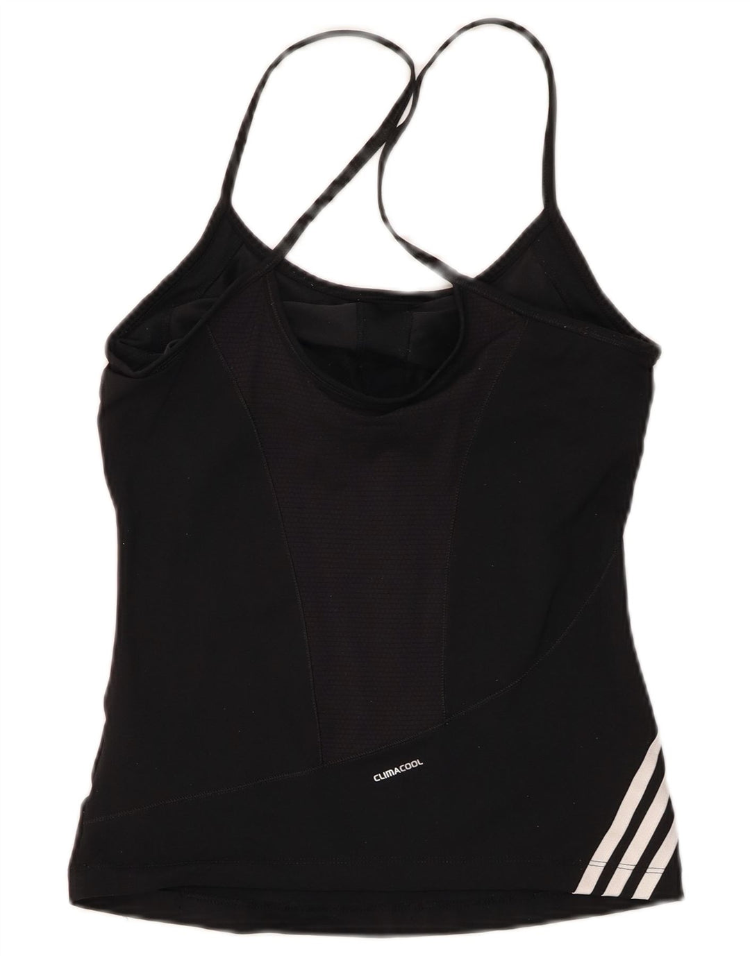 ADIDAS Femmes Climacool Cami Top UK 8 Petit Nylon Noir