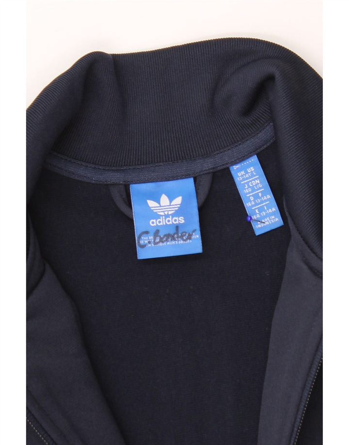 ADIDAS Veste de survêtement pour garçon 13-14 ans Bleu marine Colourblock