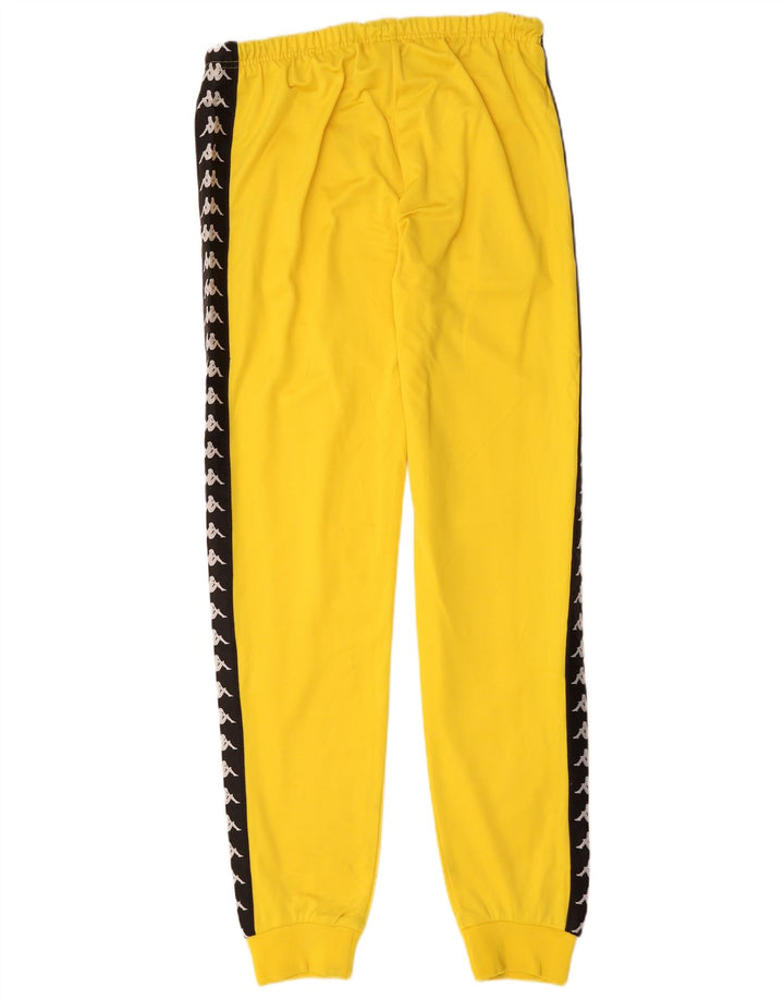 KAPPA Pantalon de survêtement graphique pour homme XL Jaune Colorblock