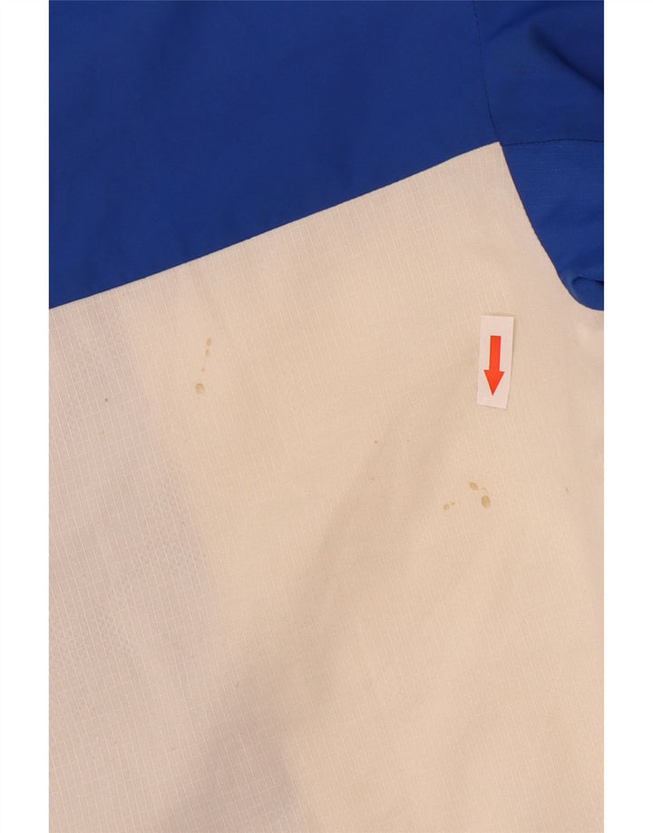 Adidas Veste de survêtement à capuche pour homme Petit Bleu Colorblock Polyester
