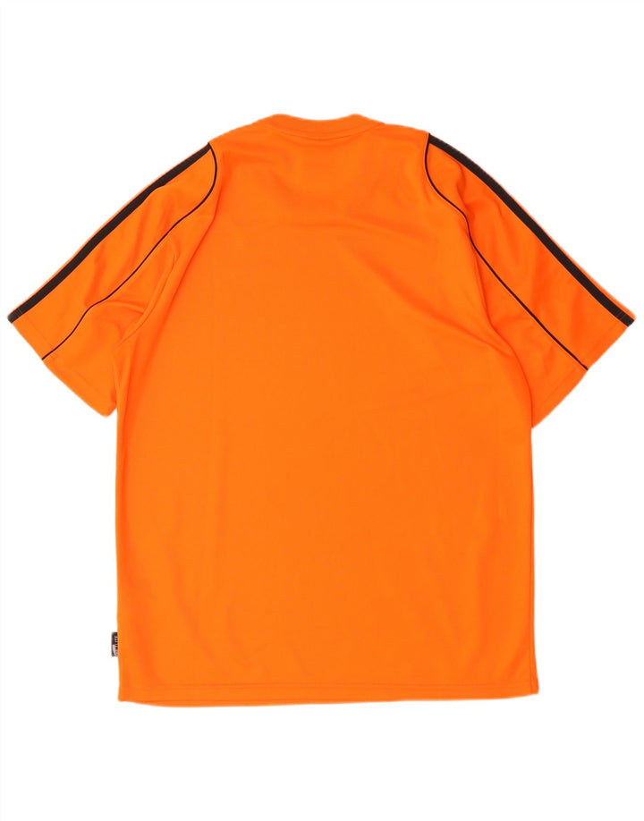 Adidas Homme Climalite T-Shirt Haut Orange Moyen Polyester
