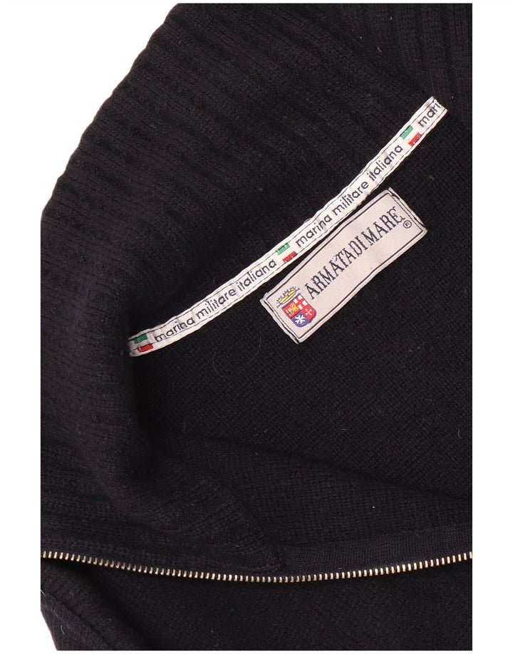 Armata Di Mare Pull Col Zippé Homme Bleu Marine Moyen