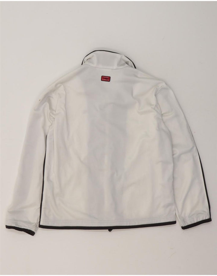 Diadora Veste de survêtement pour homme UK 32 2XS Blanc Colorblock Polyester
