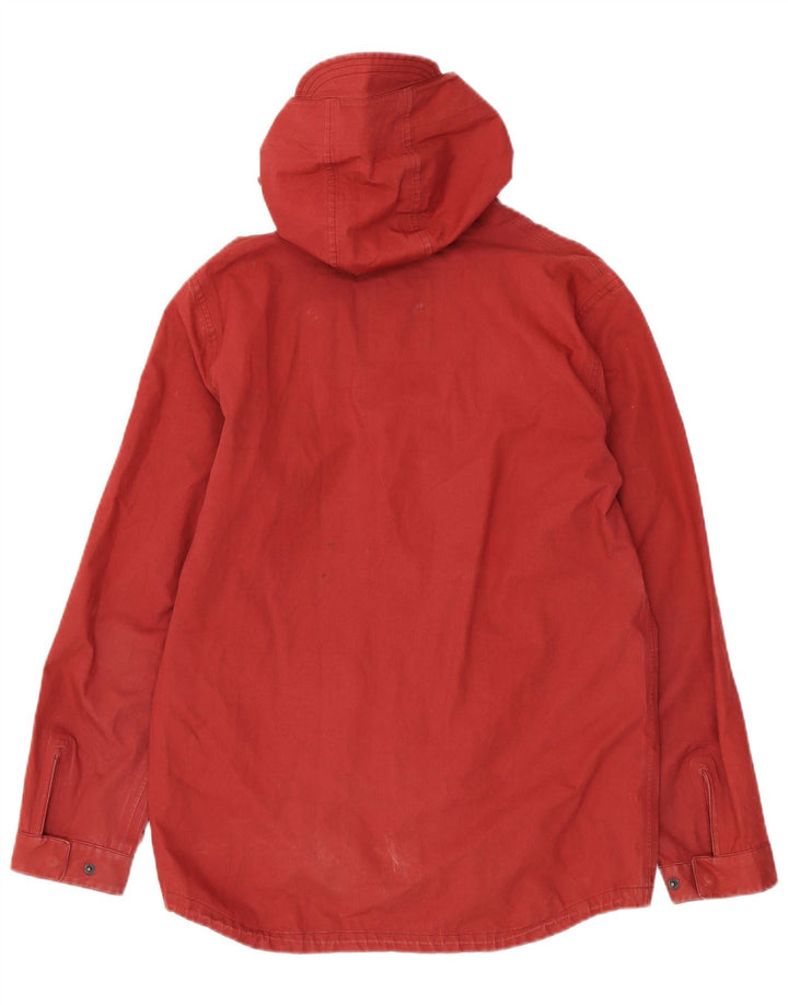 BEN SHERMAN Veste utilitaire à capuche pour homme UK 36 Petit Rouge