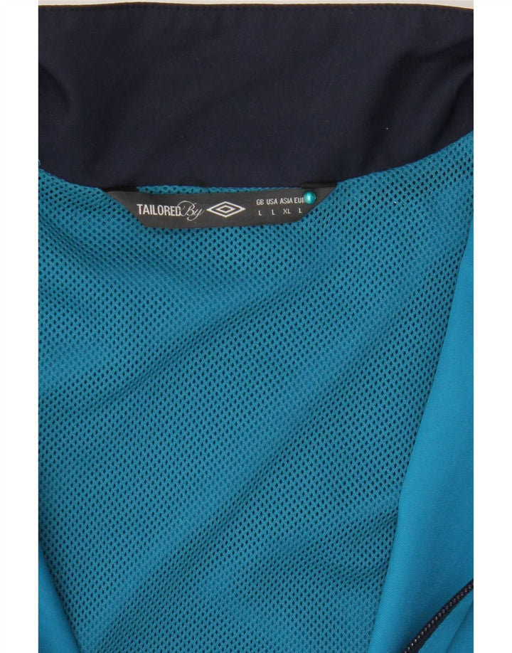 Umbro Veste de Survêtement Homme Large Bleu Colorblock