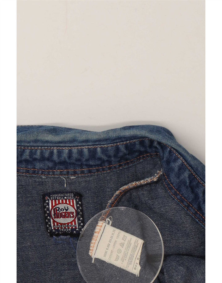 Roy Rogers Chemise en jean pour homme en coton bleu moyen