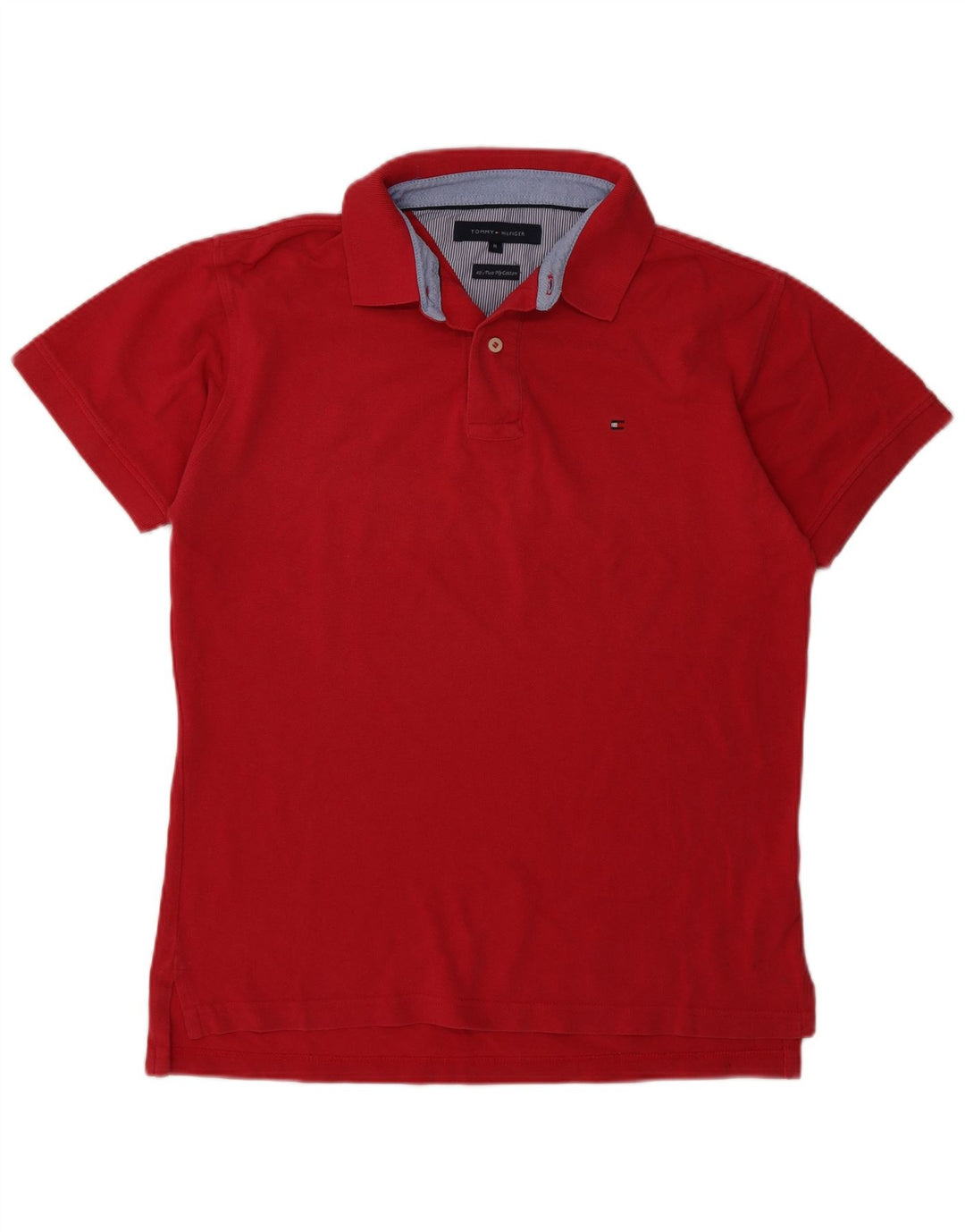 Tommy Hilfiger Polo Homme Rose Moyen Coton