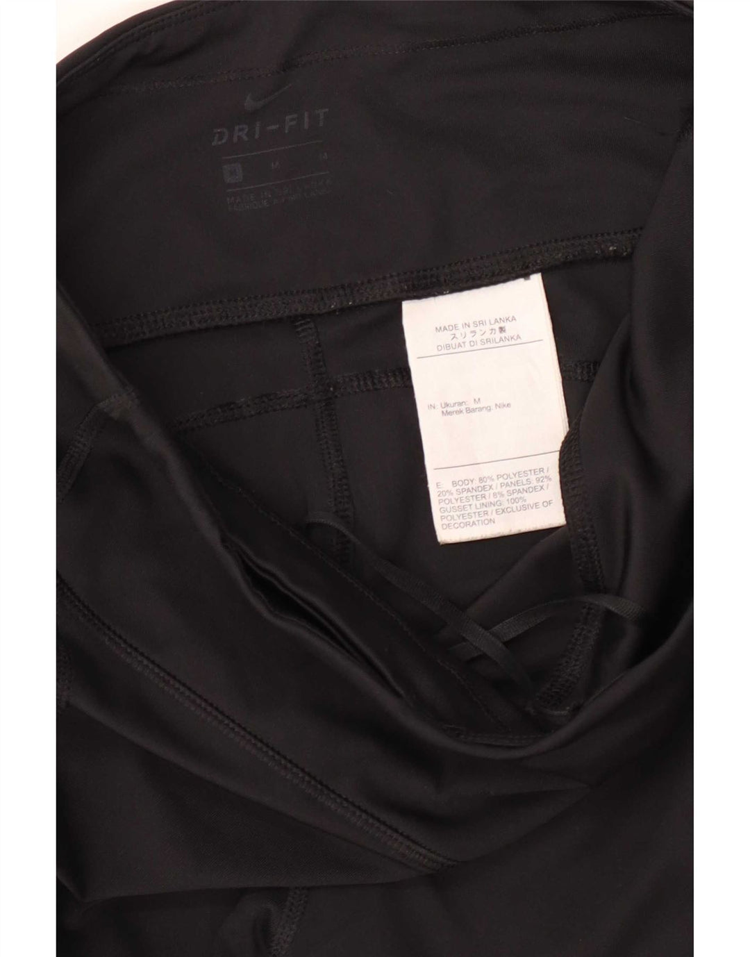 Legging Nike Dri Fit pour femme UK 12 Polyester noir moyen