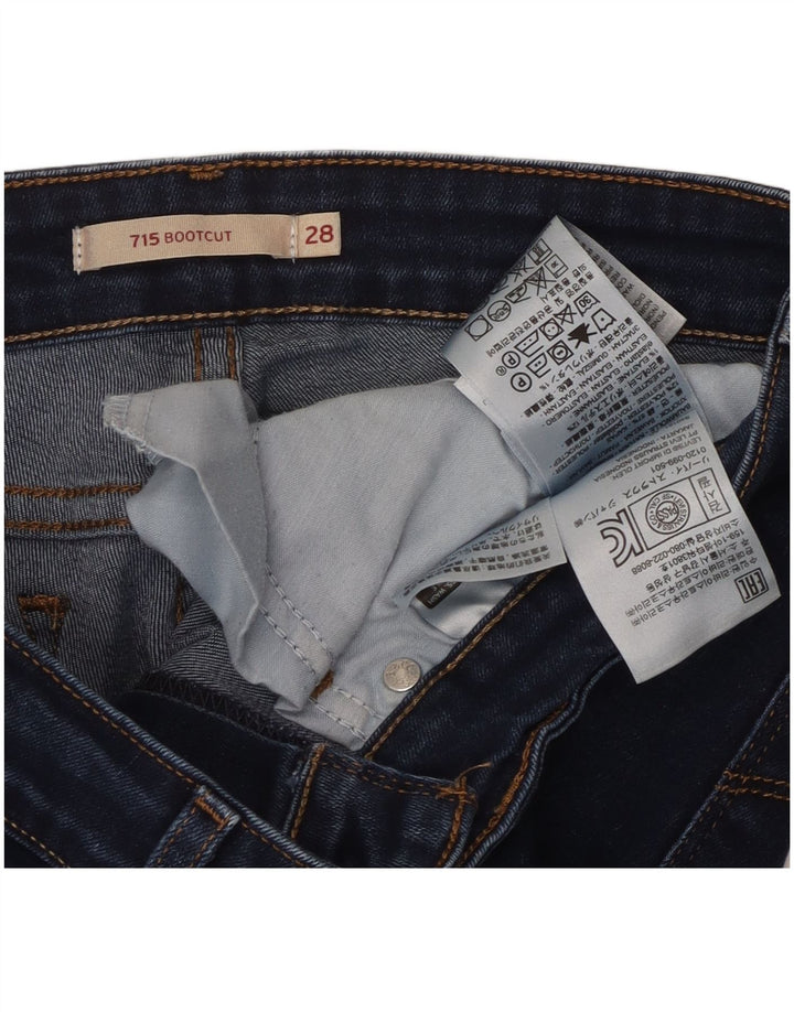 Levi's Jean 715 Bootcut Femme Bleu W28 L27 Coton