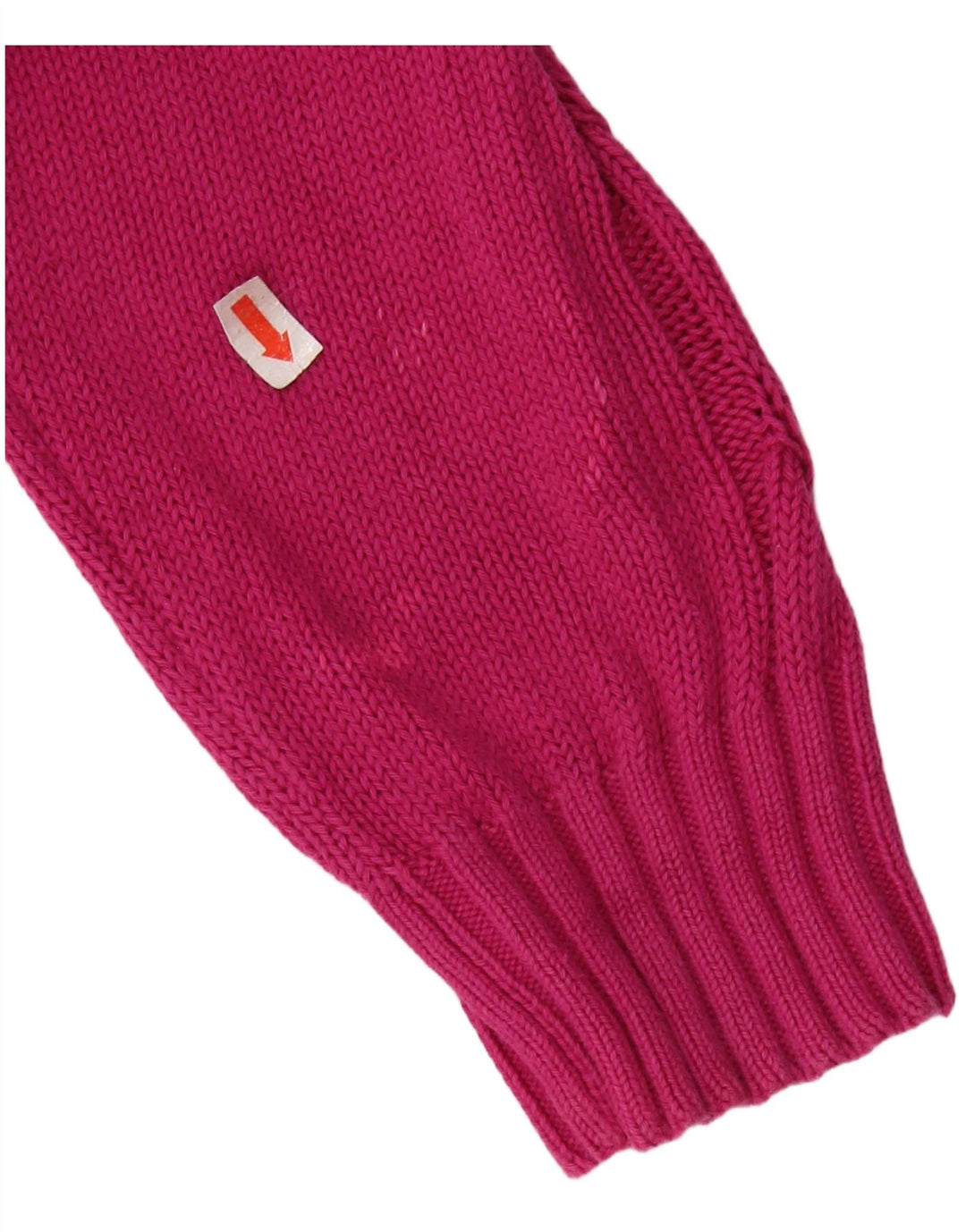 COLMAR Pull court surdimensionné à col rond pour femme UK 10 Petit Rose