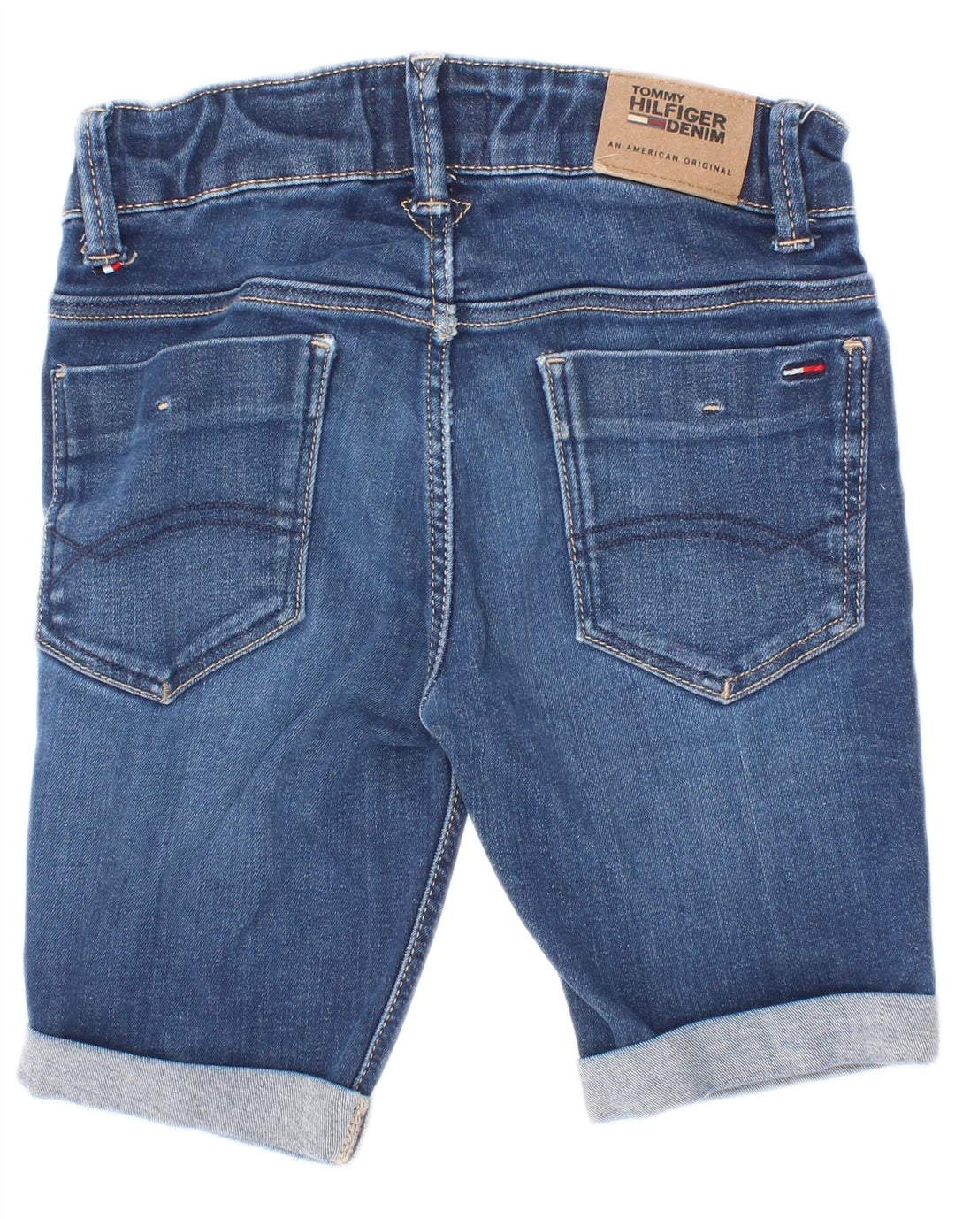 Tommy Hilfiger Short en jean garçon 4-5 ans W20 Bleu