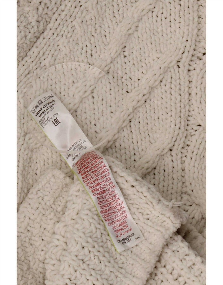 Marks & Spencer Pull col roulé pour femme UK 14 Beige moyen