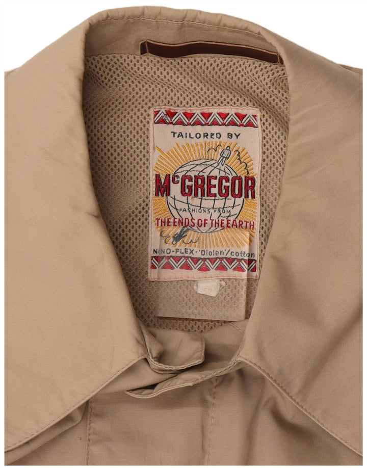 MC Gregor Veste Bomber Homme UK 42 XL Coton Beige
