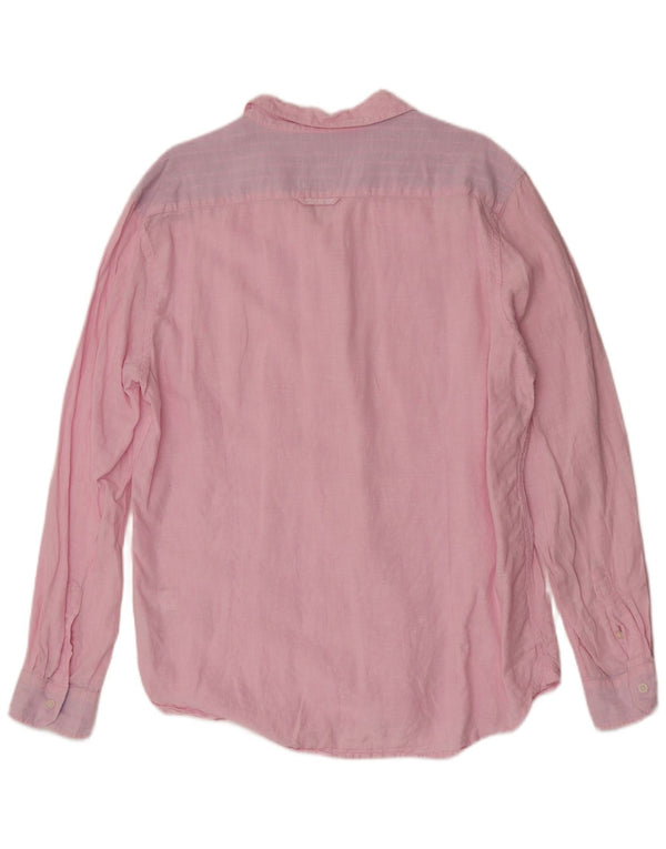 Crew Clothing Chemise Homme XL Lin Rose