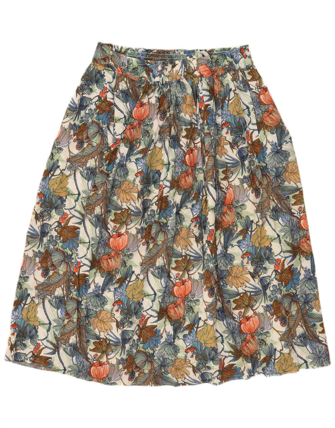 Gerry Weber Jupe évasée pour femme EU 42 Large W32 Floral multicolore