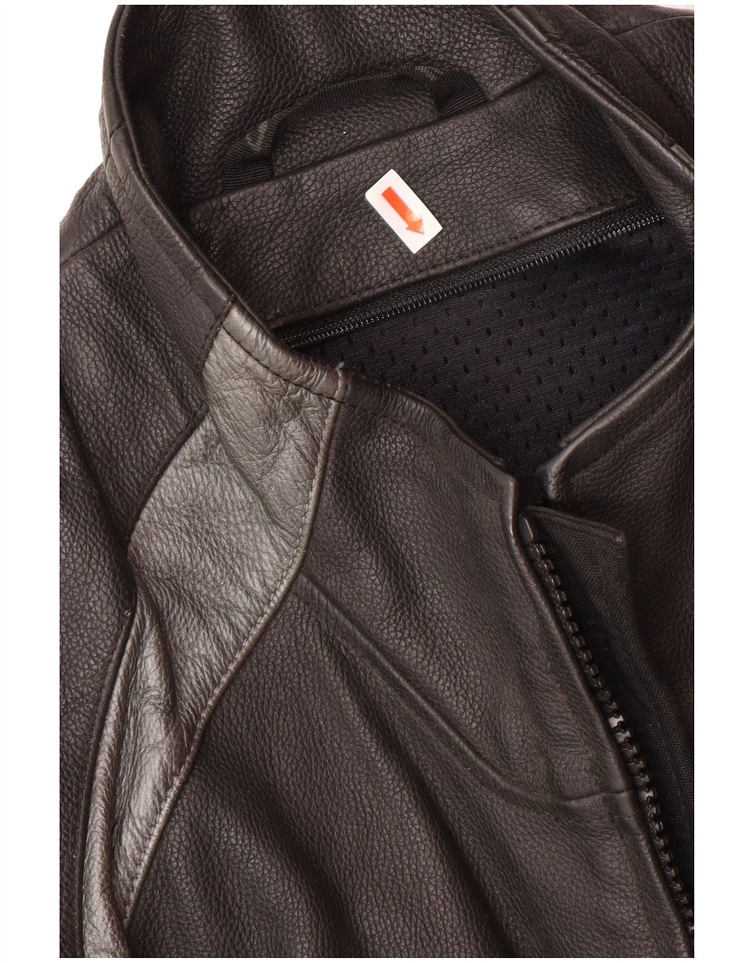DAINESE Veste Graphic Racer Homme Taille 54 Grand Cuir Colorblock Noir