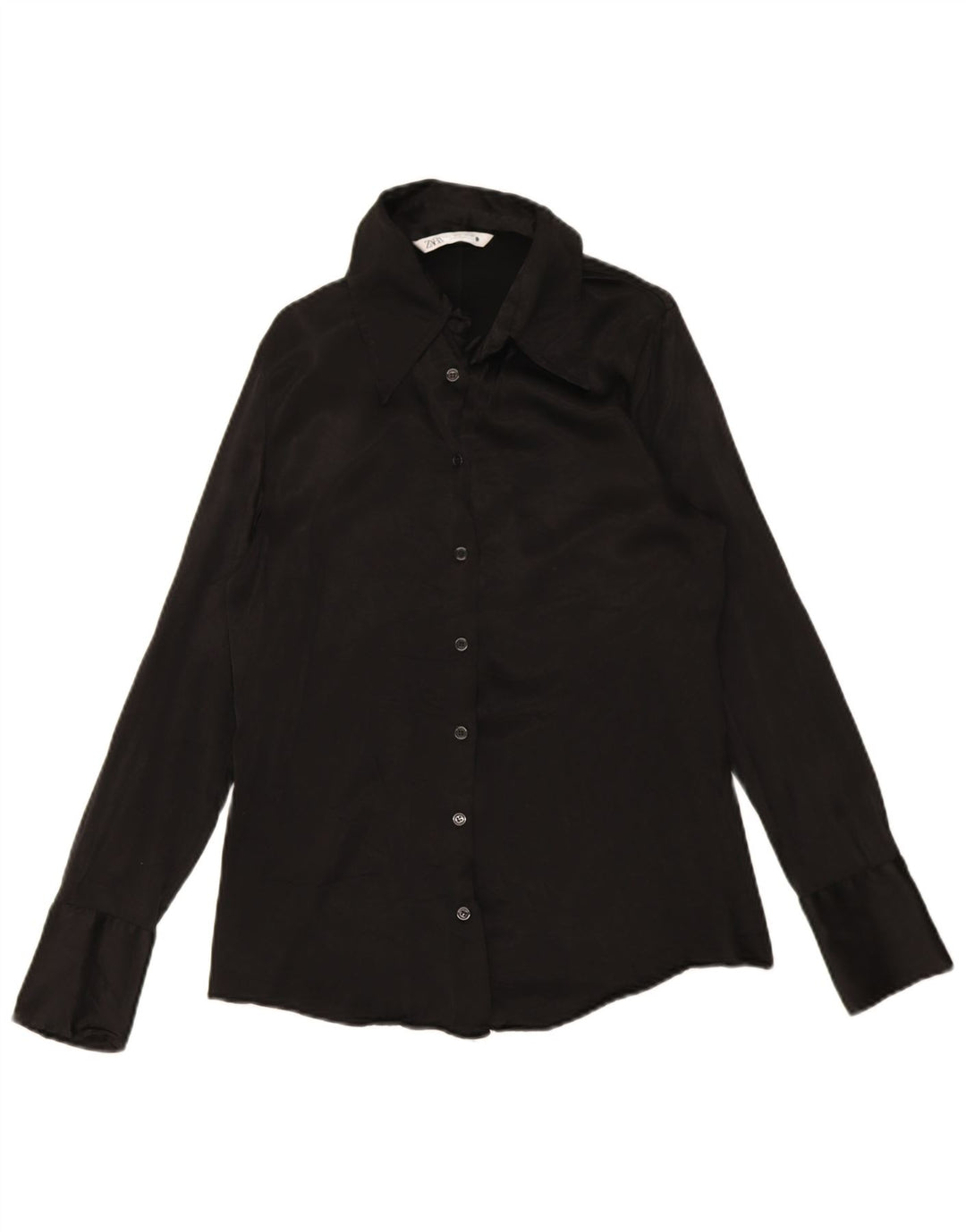 Zara Chemisier Femme UK 14 Large Noir