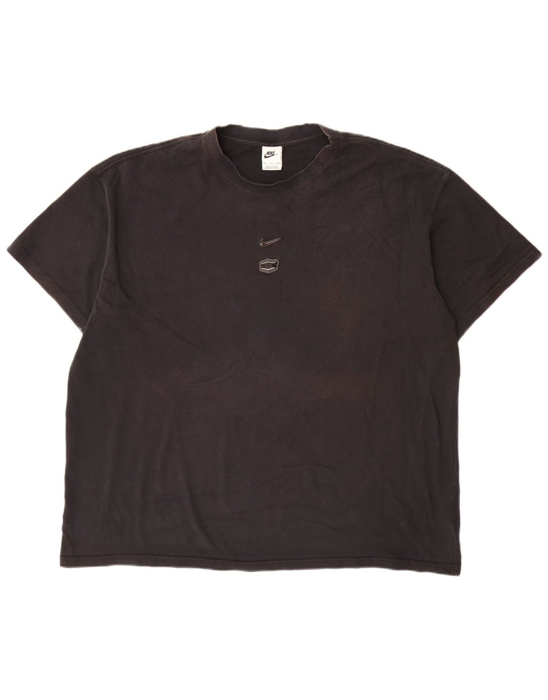 Nike T-shirt pour homme en coton noir 2XL