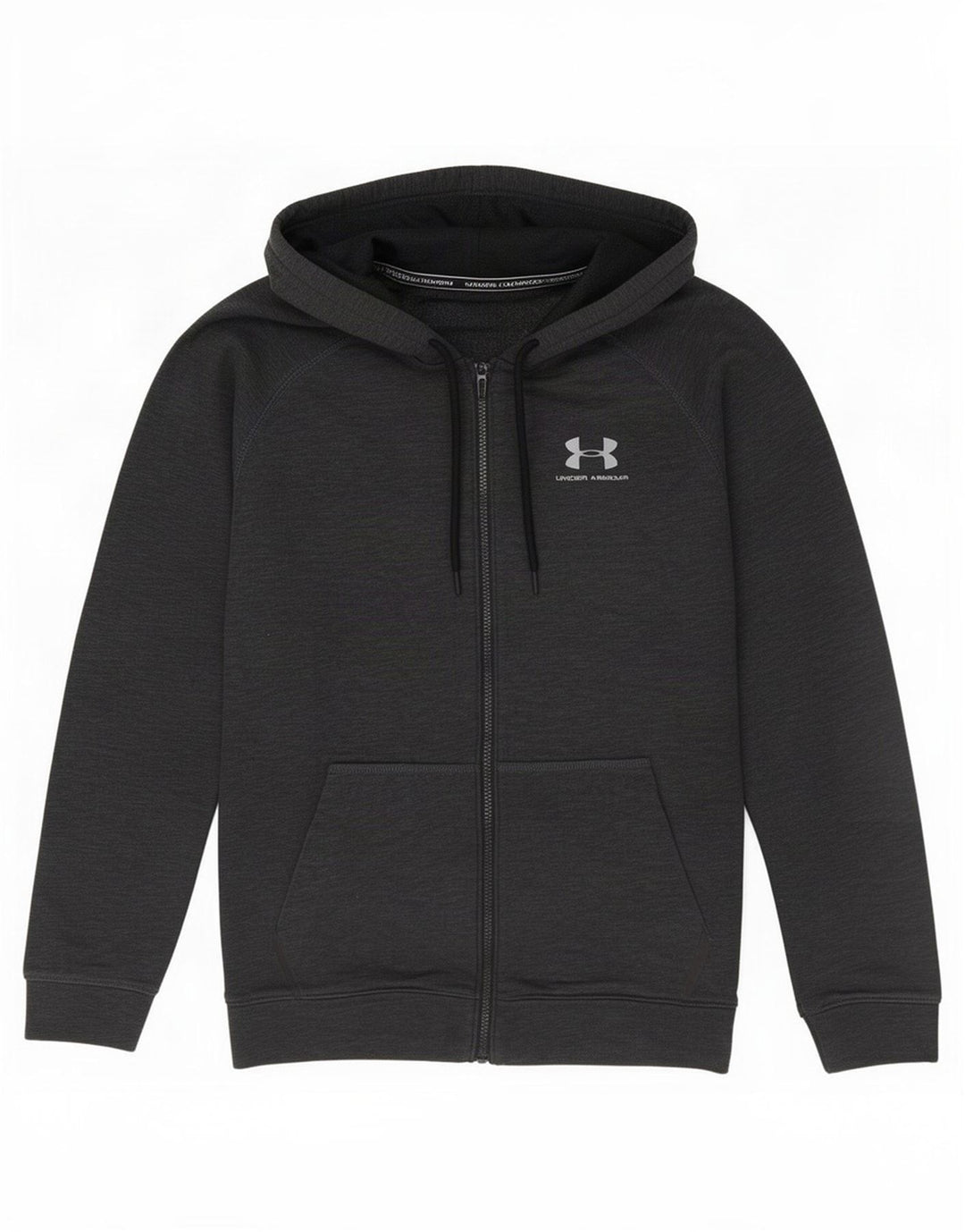 Under Armour Sweat à Capuche Zippé Homme Gris Moyen Coton