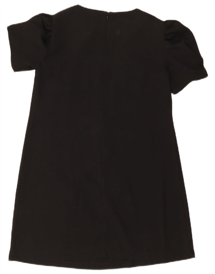 Zara Robe trapèze pour femme UK 12 Medium Noir Polyester