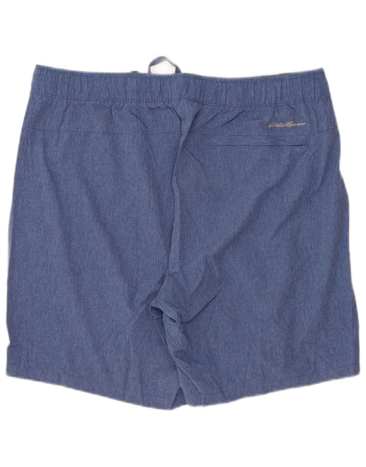EDDIE BAUER Short décontracté pour homme XL W38 Bleu Polyester