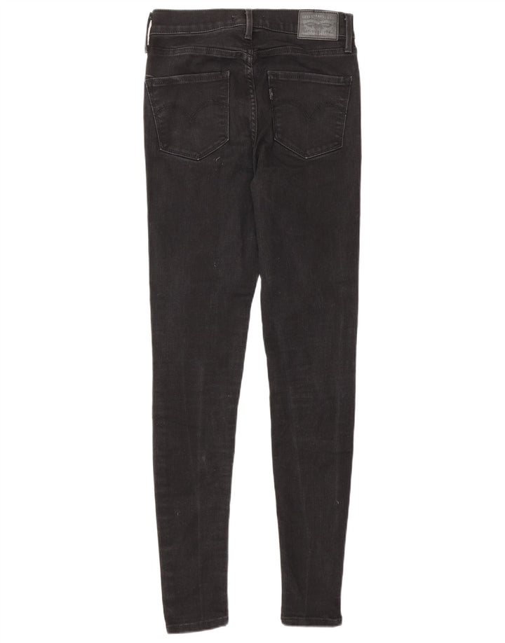 LEVI'S Jean 720 taille haute super skinny femme W25 L30 coton noir