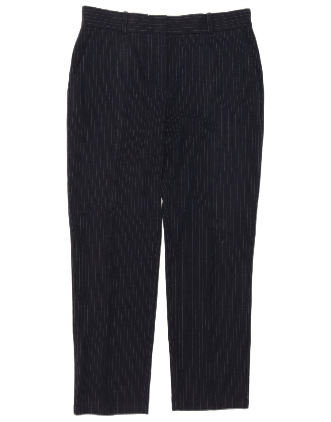 Marks & Spencer Pantalon de costume pour femme UK 12 Medium W32 L27 Bleu marine
