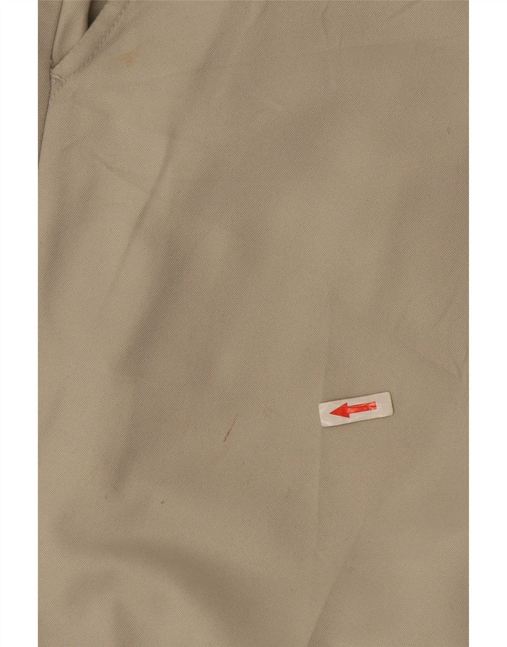 Izod Pantalon Chino Droit Homme W36 L32 Blanc Cassé Polyester