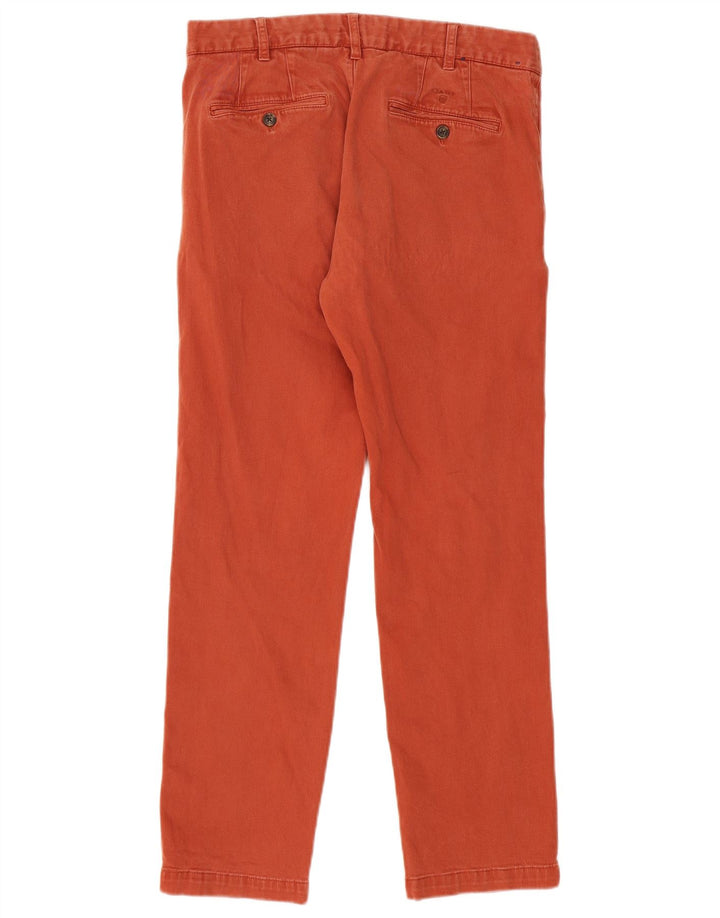 Gant Pantalon Chino Regular Homme W32 L30 Rouge