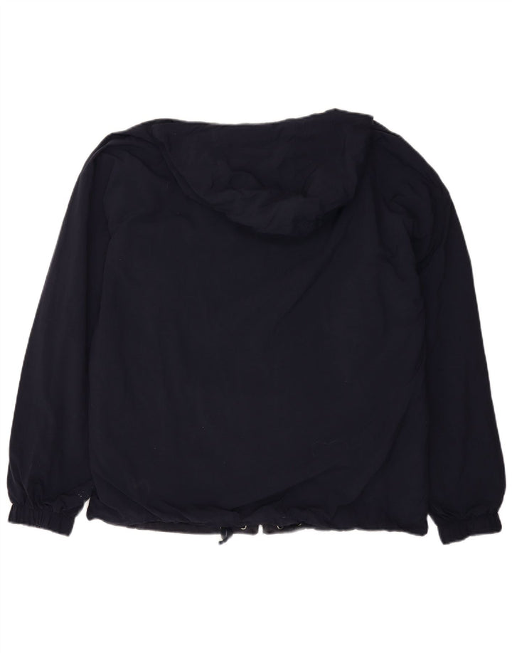 FILA Veste réversible à capuche pour homme IT 50 Large Bleu marine Colourblock