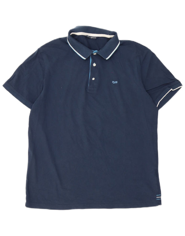 Polo Homme Gas XL Bleu Marine Coton