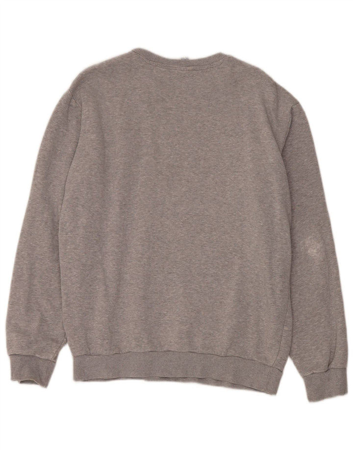 Reebok Sweatshirt Graphic Sweatshirt Jumper Homme Gris Moyen Coton