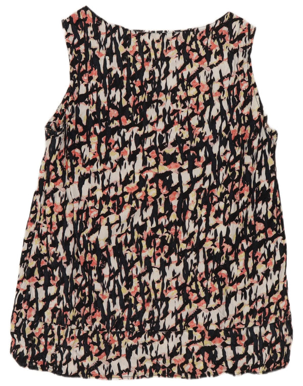 Marks & Spencer Chemisier à motif abstrait pour femme UK 10 Small Multicolore
