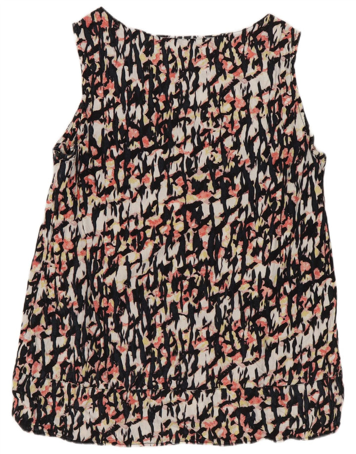 Marks & Spencer Chemisier à motif abstrait pour femme UK 10 Small Multicolore