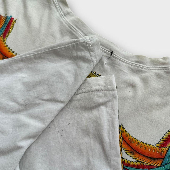 Christian Audigier Ed Hardy tee-shirt à manches longues - moyen (s'adapte comme un XL)