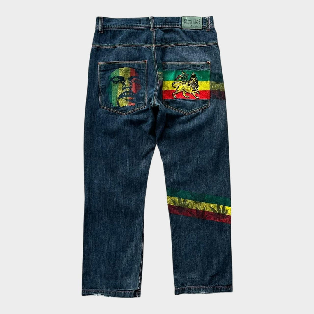 Jean Baggy Hip-hop Rasta - taille 34
