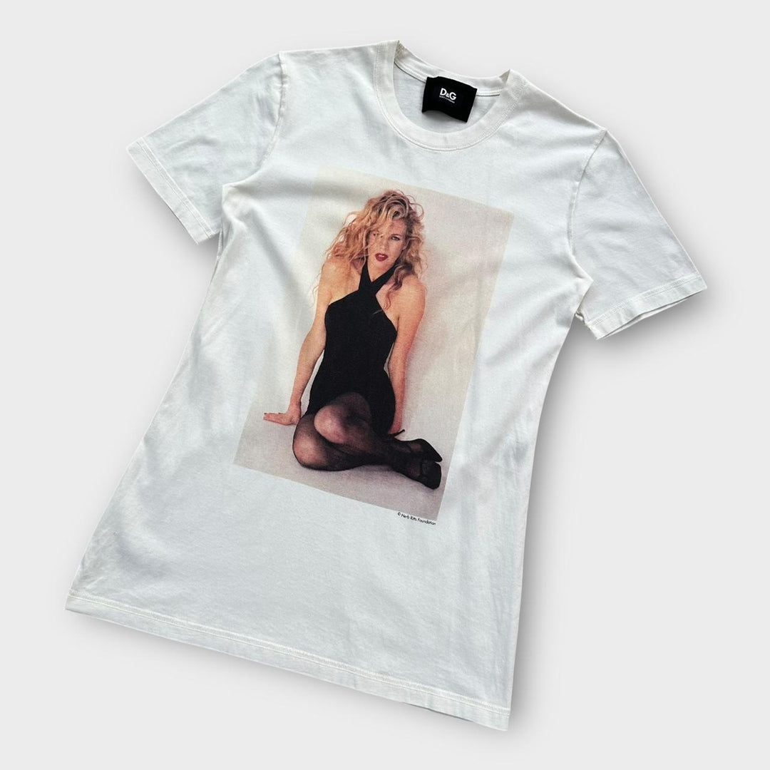 tee-shirt graphique vintage D&G Kim Basinger - grand femme