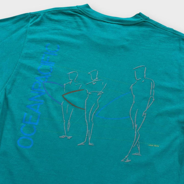 tee-shirt graphique vintage océan Pacifique - grand