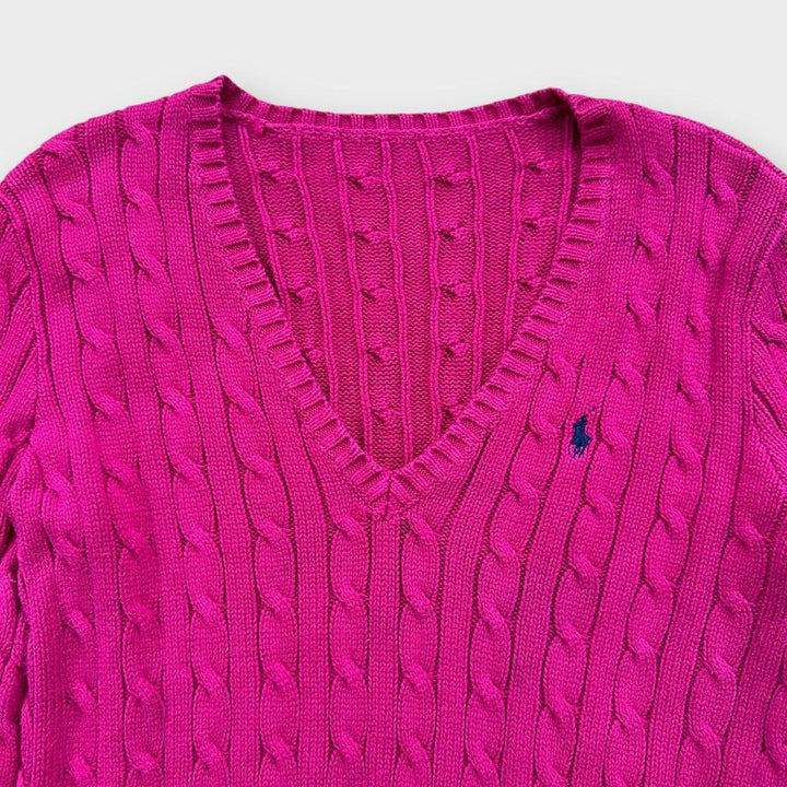 Ralph Lauren pull en maille torsadée - moyen