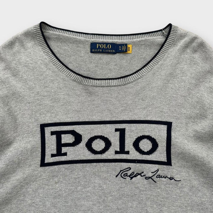 Ralph Lauren pull en tricot orthographe - XL
