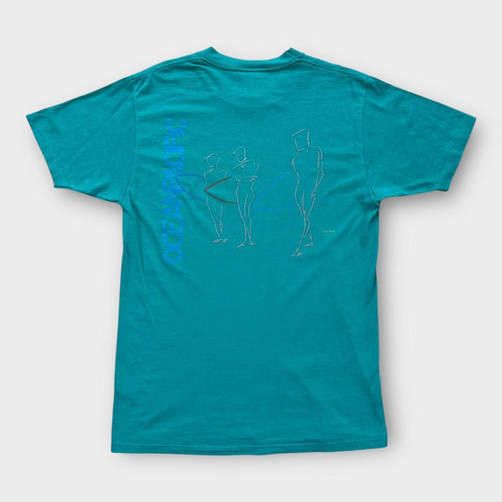 tee-shirt graphique vintage océan Pacifique - grand