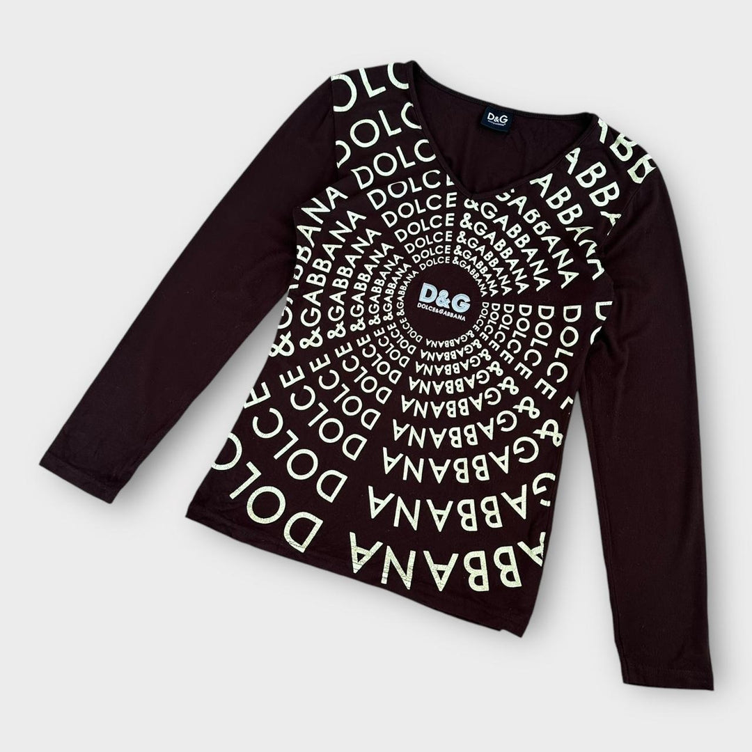 D&G Y2K top BROWN - femme grand