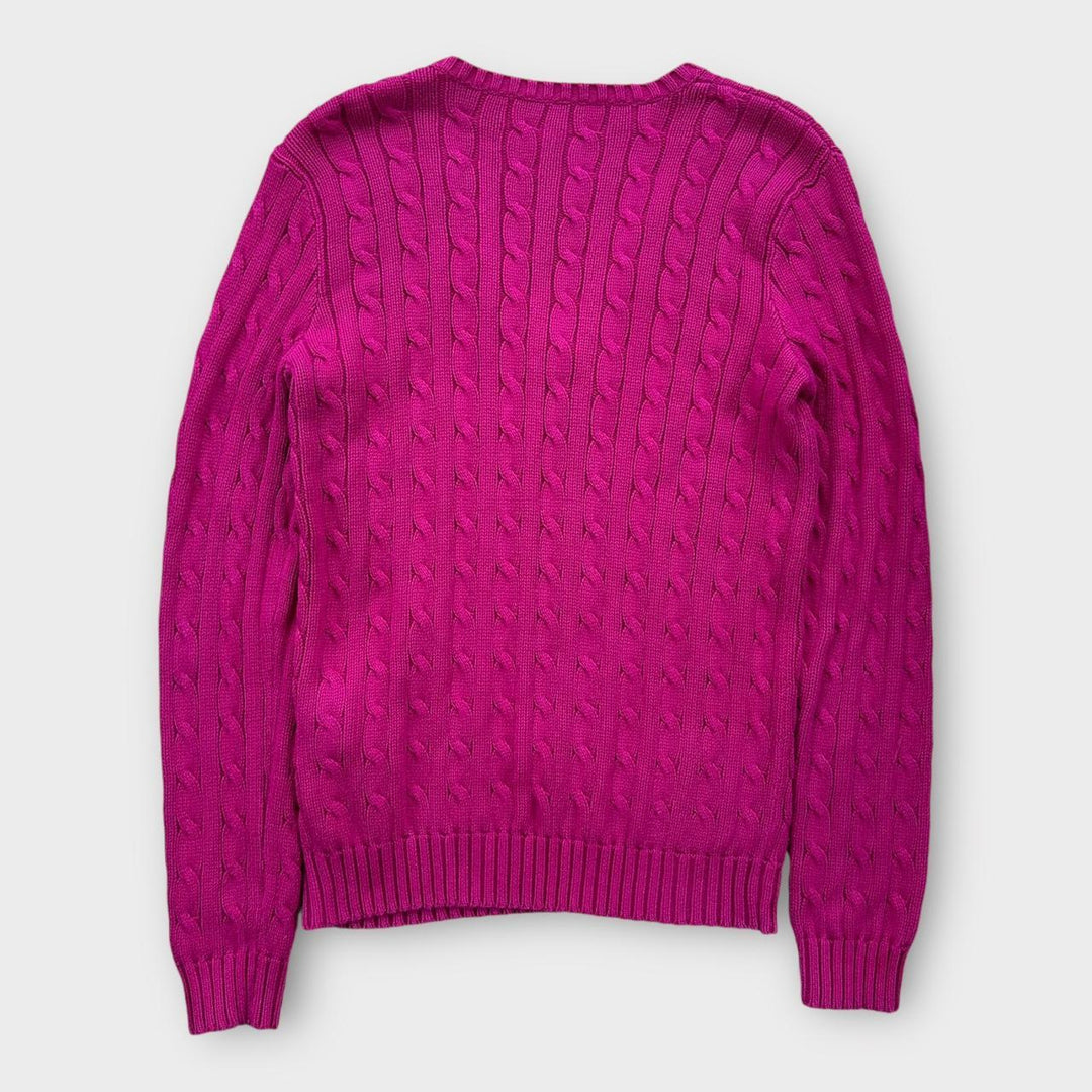 Ralph Lauren pull en maille torsadée - moyen