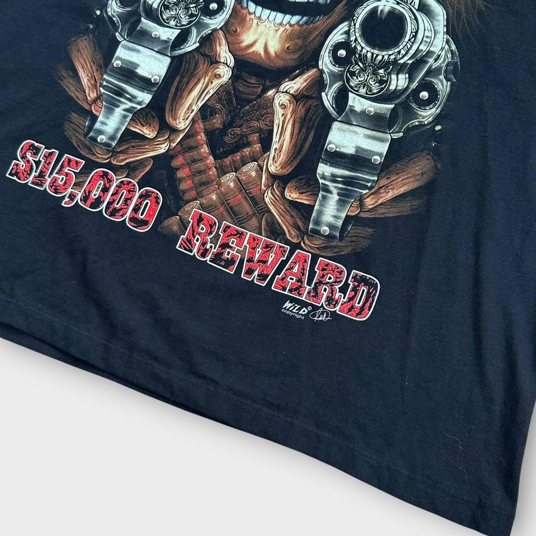 T-shirt graphique tête de mort - XL